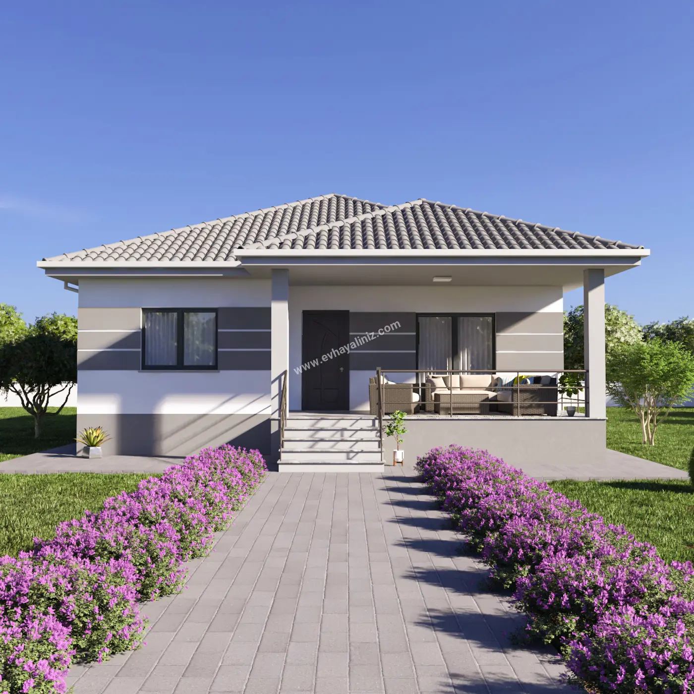 3+1Müstakil Ev Planı